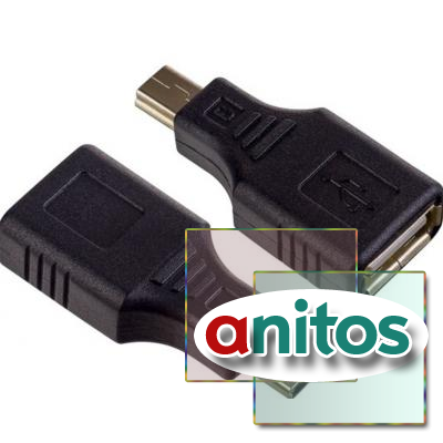 PERFEO Переходник USB2.0 A розетка - Mini USB вилка (A7016)