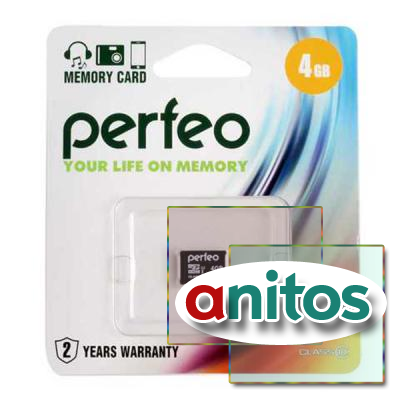 Perfeo microSD 4GB High-Capacity (Class 10) w/o Adapter
