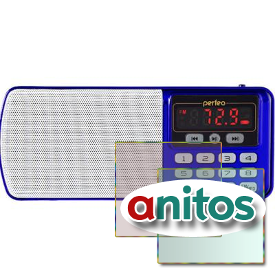 Perfeo радиоприемник цифровой ЕГЕРЬ FM+ 70-108МГц/ MP3/ питание USB или BL5C/ коричневый (i120-BK)