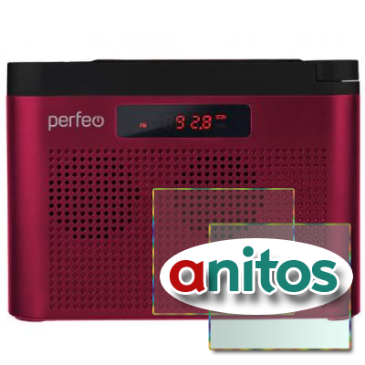 Perfeo радиоприемник цифровой ТАЙГА FM+ 66-108МГц/ MP3/ встроенный аккум,USB/ бордовый (I70RED)
