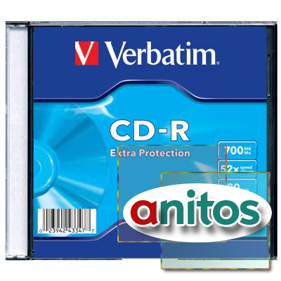 VERBATIM CD-R 80 52x DL SL/200