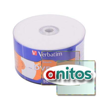 VERBATIM DVD-R 4,7GB 16x Shrink/50 DataLife Ink Print