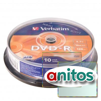 VERBATIM DVD-R 4,7 GB 16x CB/10