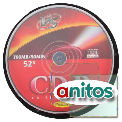 VS CD-R 80 52x CB/10 Ink Print