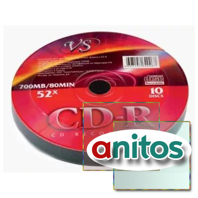 VS CD-R 80 52x Shrink/10