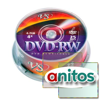 VS DVD-RW 4,7 GB 4x CB/25