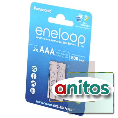����������� Panasonic eneloop BK-4MCDE/2CP 800��� AAA BL2