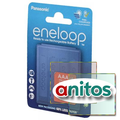  Panasonic eneloop BK-4MCDE/4CP+case 800 AAA +  BL4