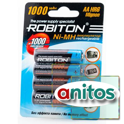  Ni-MH ROBITON 1000MHAA-4 BL4