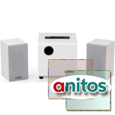Акустическая система 2.1 SmartBuy SPARTA,MP3,FM,корпусМДФ,белая(SBA-210)
