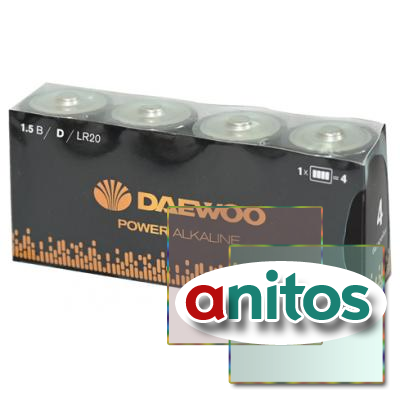 ������� DAEWOO POWER Alkaline LR20 � �������� 4 ��
