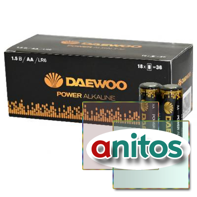 ������� DAEWOO POWER Alkaline LR6 � �������� 36 ��