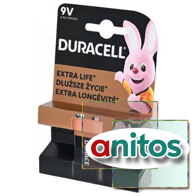  DURACELL 9V 6LR61/MN1604 BL1