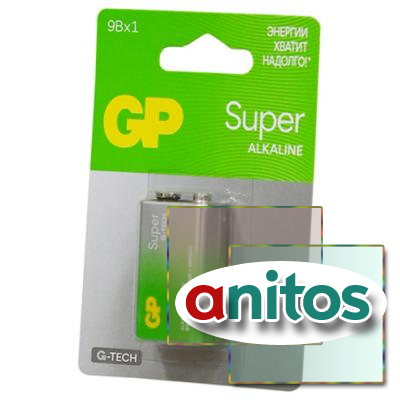  GP Super GP1604AA21-5CRSBC1 G-TECH 6LR61 BL1