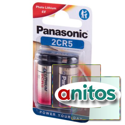  Panasonic Lithium Power 2CR-5L/1B 2CR5 BL1