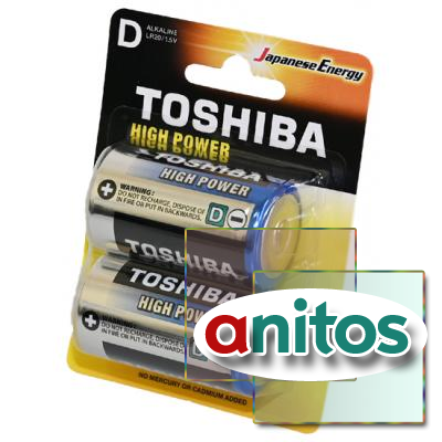 ������� TOSHIBA HIGH POWER LR20GCP BP-2 LR20 BL2