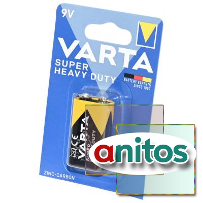  VARTA SUPER HEAVY DUTY 6F22 BL1