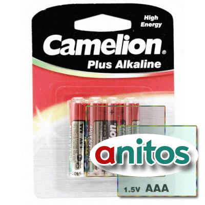 батарейка Camelion LR03/4BL  Plus Alkaline
