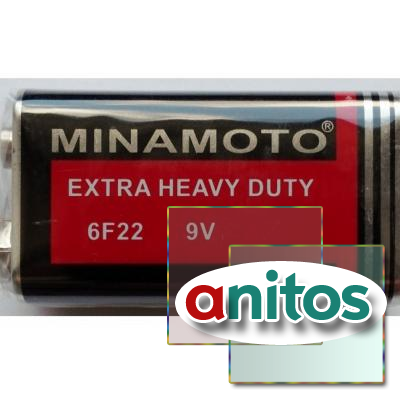 батарейка MINAMOTO 6F22/1SH
