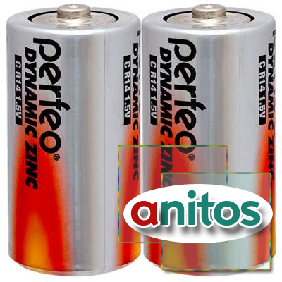 Батарейка Perfeo R14/2SH Dynamic Zinc