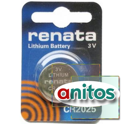 Батарейка дисковая литиевая Renata CR2025/1BL