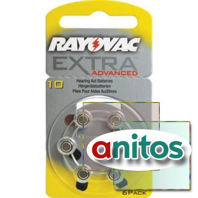     - RAYOVAC ZA10/6BL EXTRA