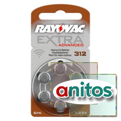     - RAYOVAC  ZA312/6BL EXTRA