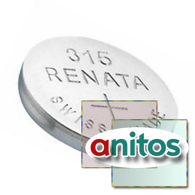 Батарейка серебряно-цинковая Renata 315 SR716SW/10BL