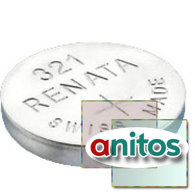 Батарейка серебряно-цинковая Renata 321 SR616SW/10BL