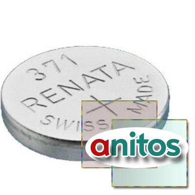 Батарейка серебряно-цинковая Renata 371 SR920SW/10BL