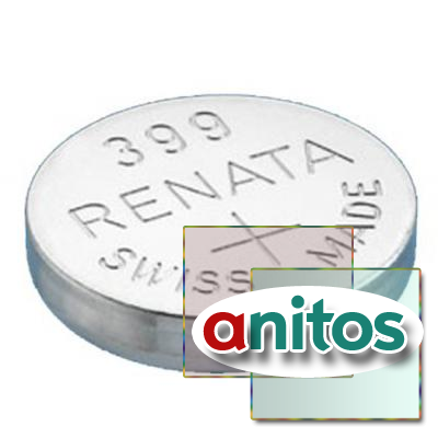 Батарейка серебряно-цинковая Renata 399 SR927W/10BL