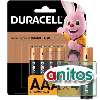   DURACELL A/LR03-4BL BASIC /4