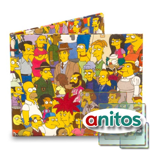  MIGHTY WALLET  Simpsons Cast