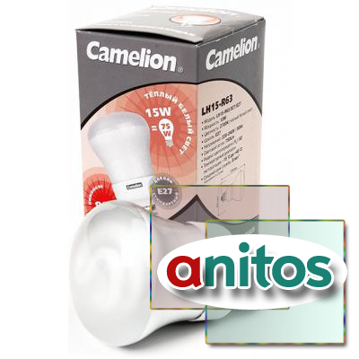 Люминесцентные лампа рефлекторная Camelion LH15-R63/827/E27 Warm Light (827)