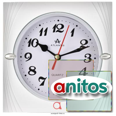 Часы настенные Atlantis TLD-5990 white