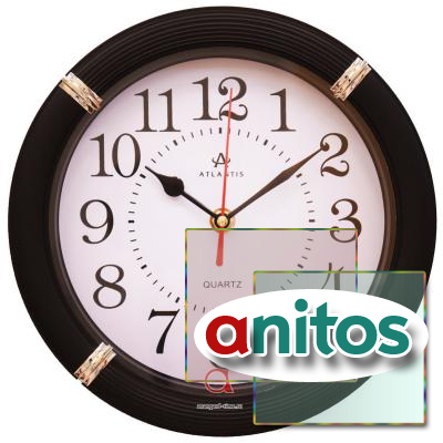 Часы настенные Atlantis TLD-6049 черный