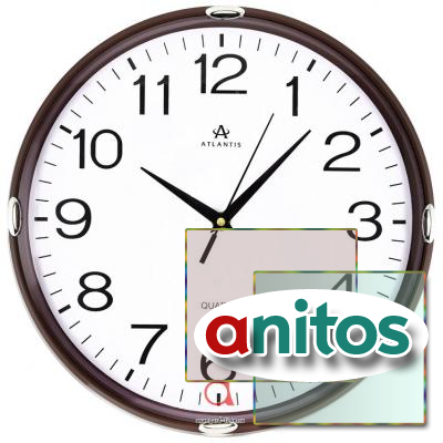 Часы настенные Atlantis TLD-6180 корич