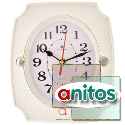 Часы настенные Atlantis TLD-6238 белый
