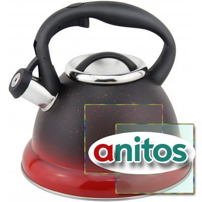 Чайник для плиты Pomi d'Oro P-650203 Napoli со свистком, 2,5л
