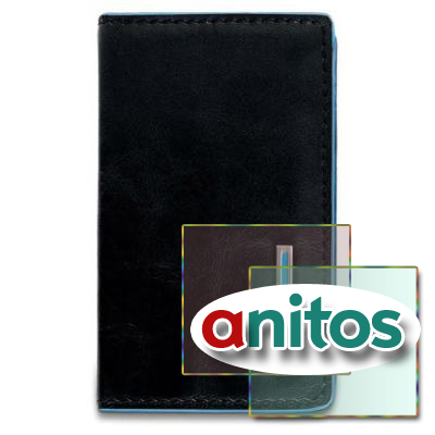 Чехол для кредитных/визитных карт Piquadro Blue Square, цвет черный, 10x6x1,5 см (PP1263B2/N)