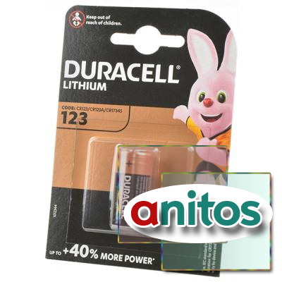 батарейка фотолитиевая DURACELL ULTRA CR123A BL1