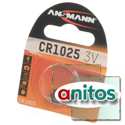    ANSMANN 1516-0005-RU CR1025 BL1