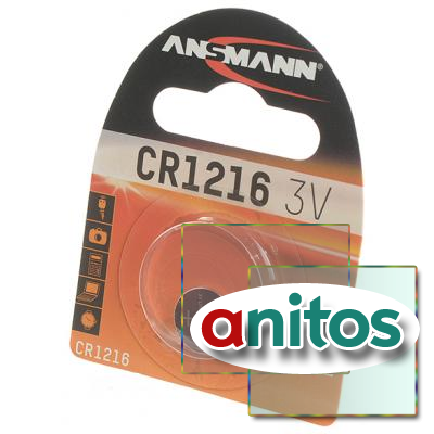    ANSMANN 1516-0007-RU CR1216 BL1