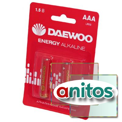 ������� ������� DAEWOO ENERGY Alkaline LR03 BL2