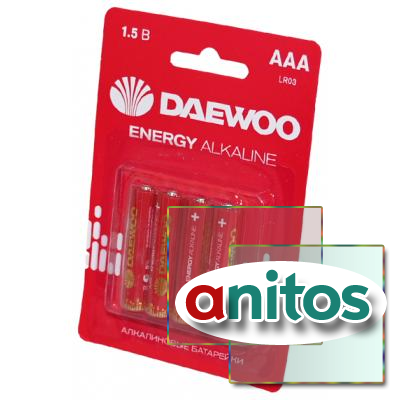 ������� ������� DAEWOO ENERGY Alkaline LR03 BL4