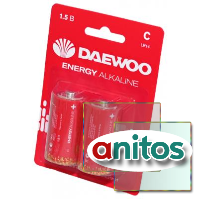 ������� ������� DAEWOO ENERGY Alkaline LR14 BL2