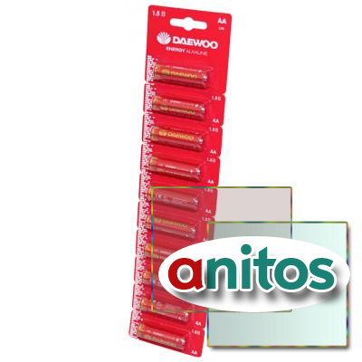 ������� ������� DAEWOO ENERGY Alkaline LR6 BL10