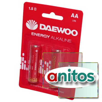 ������� ������� DAEWOO ENERGY Alkaline LR6 BL2