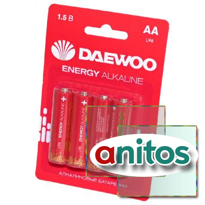 ������� ������� DAEWOO ENERGY Alkaline LR6 BL4