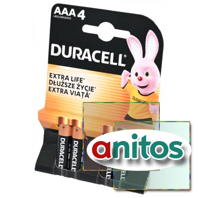 ������� ������� DURACELL BASIC NEW LR03 BL4